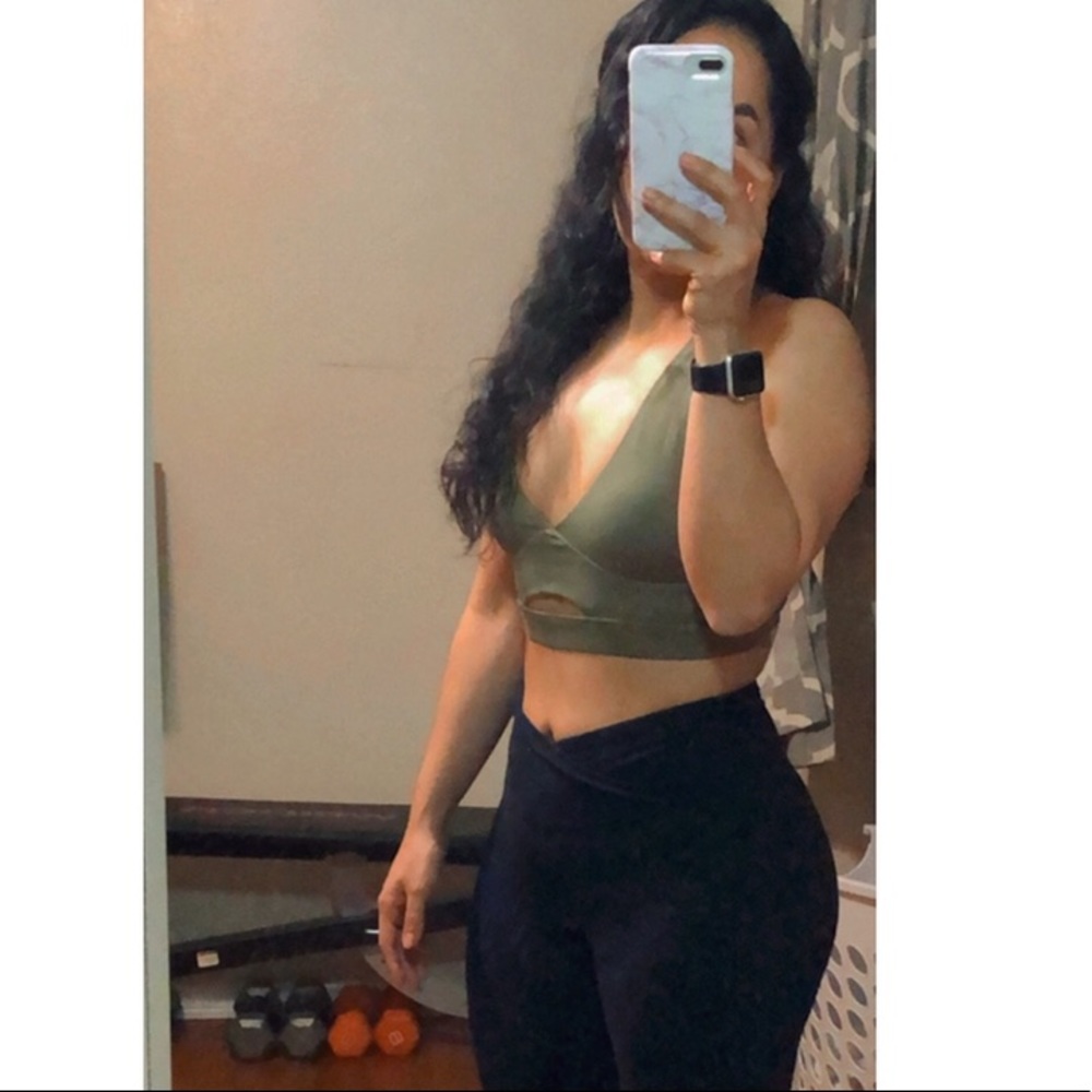 “Wild” sports bra- GREEN color (discontinued)